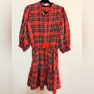 Simply Southern Red Plaid Dress